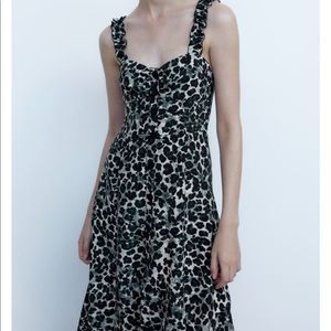 NWOT Zara Animal Print Dress